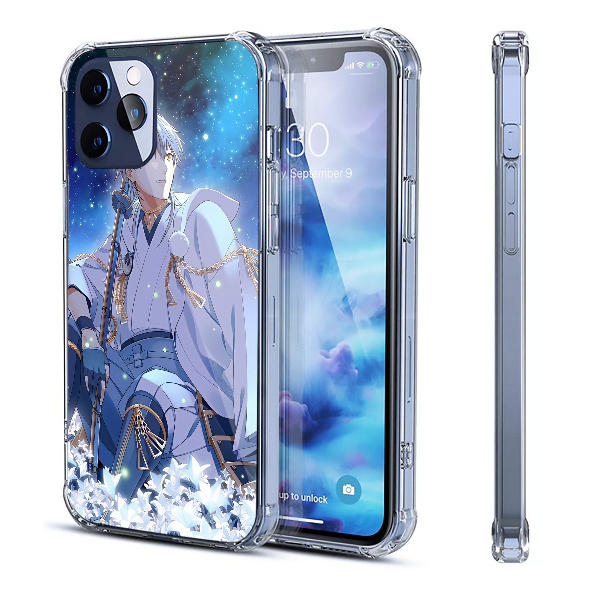 （画像用） 刀剣乱舞 Touken Ranbu 【iPhone 12シリーズ対応】透明スマホケース（クリアソフトケース）